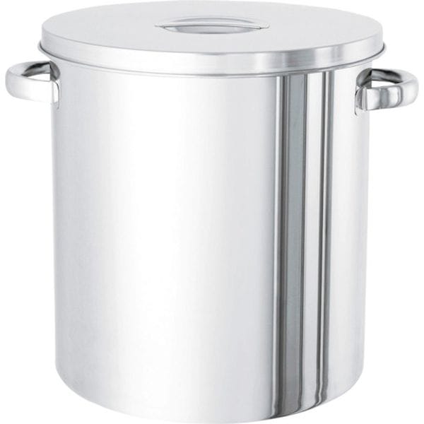 ST39H 245-7168 MONOVATE(株) MONOVATE ステンレス汎用容器(取っ手式) 50L