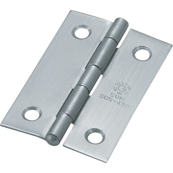 ST99951HL 233-6863 トラスコ中山(株) TRUSCO ステンレス製中厚蝶番 全長51mm (10個入)