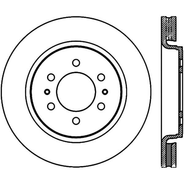 StopTech スリット Sport Brake Cryo ローター 07年-12年 フォード Expediton