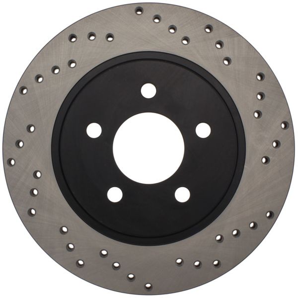StopTech 05年-10年 フォード Mustang V6/4.0L/GT V8/4.6L Cross ドリルド 右 リアローター