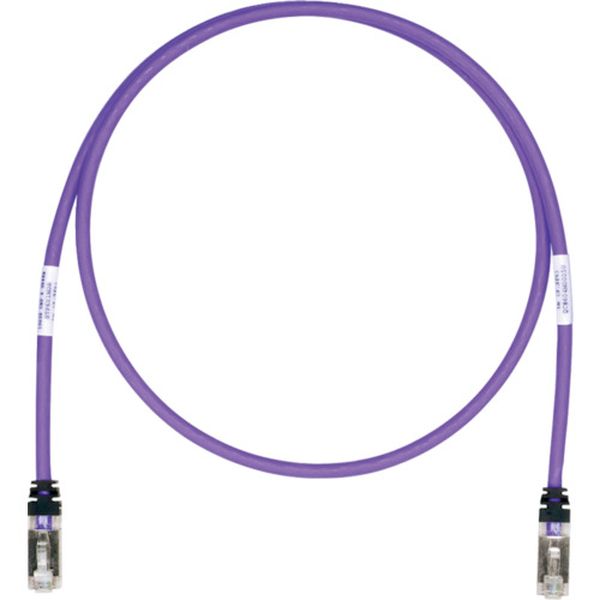 STP6X3MVL 818-0503 CAT6A/CAT6 シールドパッチコード 3m 紫 STP6X3MVL