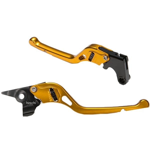 SU020-059-0302 ユーカナヤ U-KANAYA ビレットレバーセット ホイールタイプ 11年 GSX-R750 ゴールド