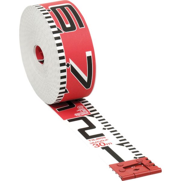 SYR30K 813-4662 (株)TJMデザイン タジマ シムロンロッド 長さ30m 1mアカシロ仕様 紙箱