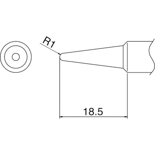 T19B2 409-6398 白光(株) 白光 こて先 2B型