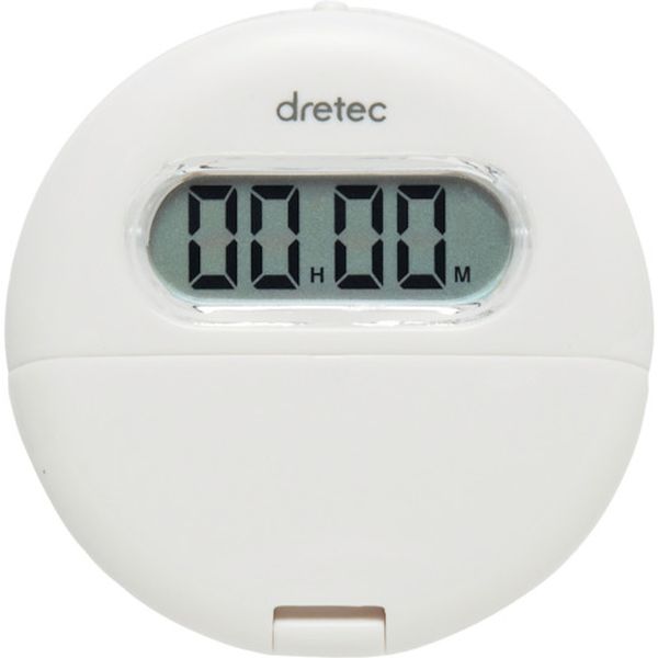 T558WT 270-9863 (株)ドリテック dretec クリップ付バイブタイマー ホワイト
