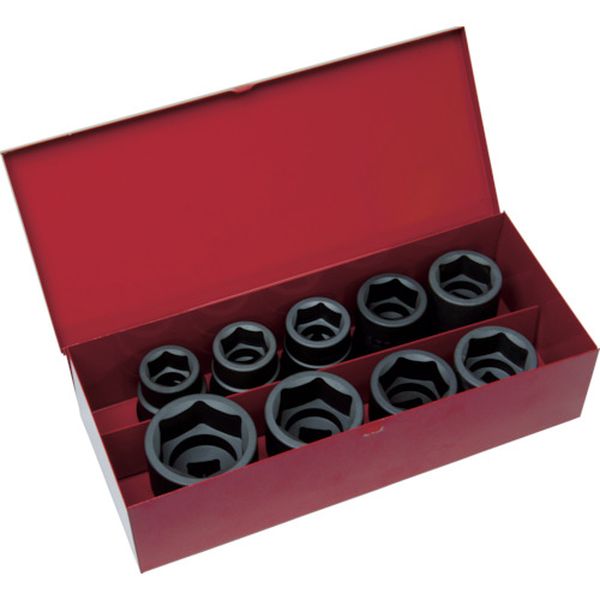 T69SET 768-3642 トラスコ中山(株) TRUSCO インパクト用ソケット9個組セット 差込角19.0mm