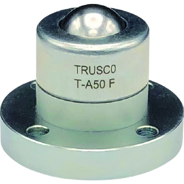 TA50F 161-4251 トラスコ中山(株) TRUSCO ボールキャスター 切削加工品 フランジタイプ