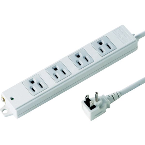 TAPKE25 サンワサプライ(株) SANWA 工事物件タップ 抜け止めコンセント 2個口 ケーブル長5m