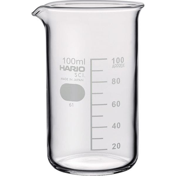 TB100SCI 855-7570 ハリオサイエンス(株) HARIO トールビーカー 目安目盛付 100ml