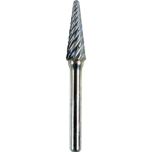 TCBINX4700 超硬バー テーパーs-inoxカット 刃径12×刃長30×軸径6×軸長45 ロー付