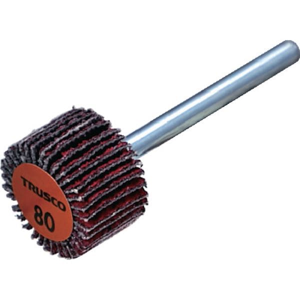 TCF1510CE80 セラミックフラップホイール 軸径3mm ＃80 外径15×幅10×軸長30 (10個入)