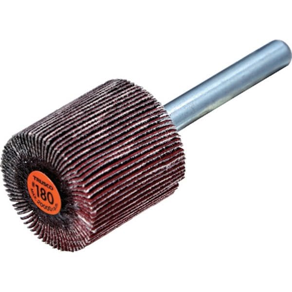 TCF2525CE180 セラミックフラップホイール 軸径6mm ＃180 外径25×幅25×軸長40 (5個入)