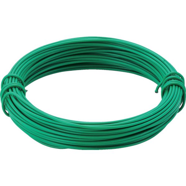 TCWS09GN トラスコ中山(株) TRUSCO カラー針金 小巻タイプ 緑 20番手 線径0.9mm×15m