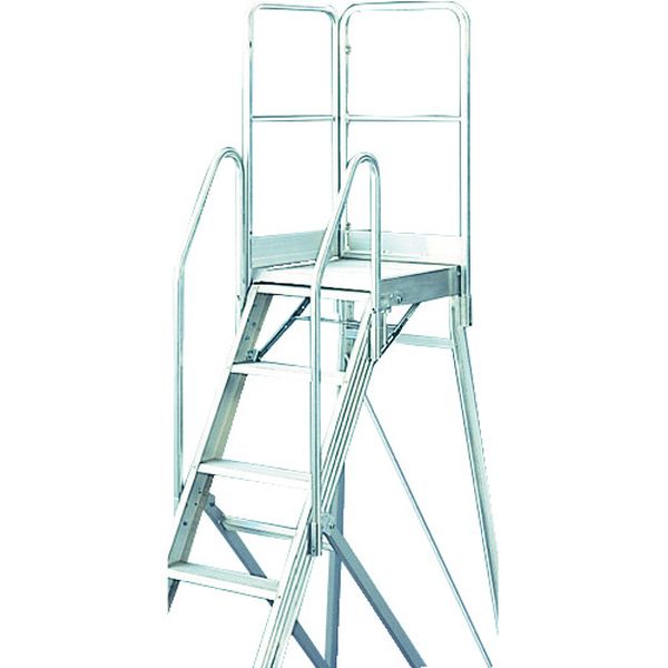 TDADTK 115-7866 トラスコ中山(株) TRUSCO 踏み台TDAD用片側開口手すり 高さ900mm