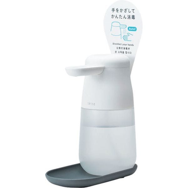 TE1000W (株)キングジム キングジム JIM アルコ-ルディスペンサ-「テッテ」 シロ 1000ml