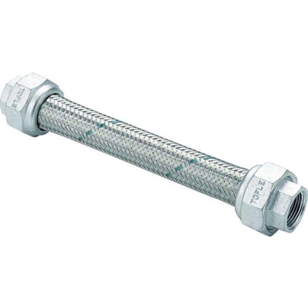 TF1815500SUS フレキシブルメタルホース ユニオン無溶接型フレキ 継手ステンレス 15A×500L