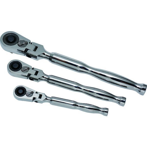 TFRH2SP 161-3056 トラスコ中山(株) TRUSCO ハンドル回転首振りラチェットハンドル 6.35mm