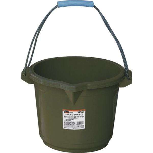 THB20OD 833-8522 トラスコ中山(株) TRUSCO ハードプラバケツ 20L OD色