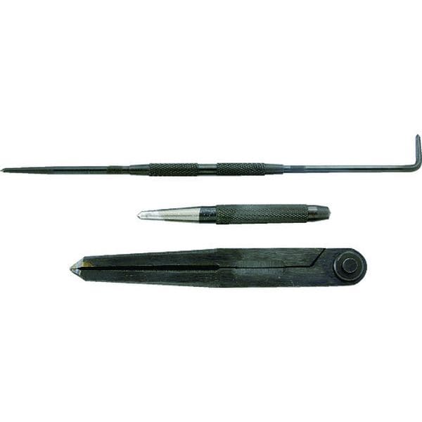 TK3A 137-1530 トラスコ中山(株) TRUSCO 超硬チップ付工具 3本セット