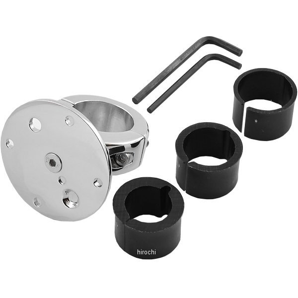 TM-430912C キジマ ハンドルバークランプマウント スタンダードサイズ クローム