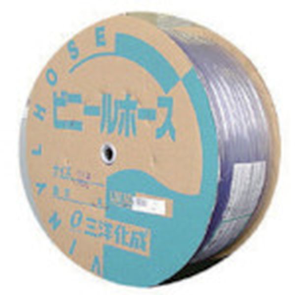 TM812D100T 816-3778 (株)三洋化成 サンヨー 透明ホース8×12 100mドラム巻