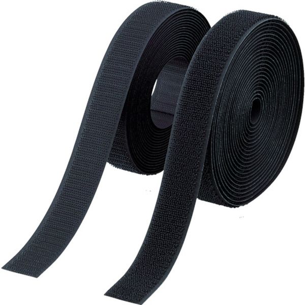 TMSH255BK トラスコ中山(株) TRUSCO マジックテープ 縫製タイプ 25mmX5m 黒(1巻＝1セット)