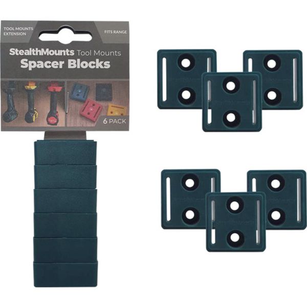 TMSPACEBLU6 695-9325 ツールマウントスペーサーブロック(6個入り)ブルー