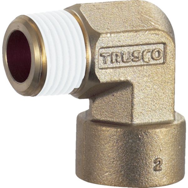 TN14L 257-6660 トラスコ中山(株) TRUSCO ねじ込み継手 エルボ R1/2-RC1/2