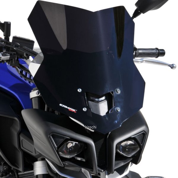 TO02XX132 アルマックス ERMAX ツーリング スクリーン 39cm 16年-20年 MT-10、FZ-10 ブルー