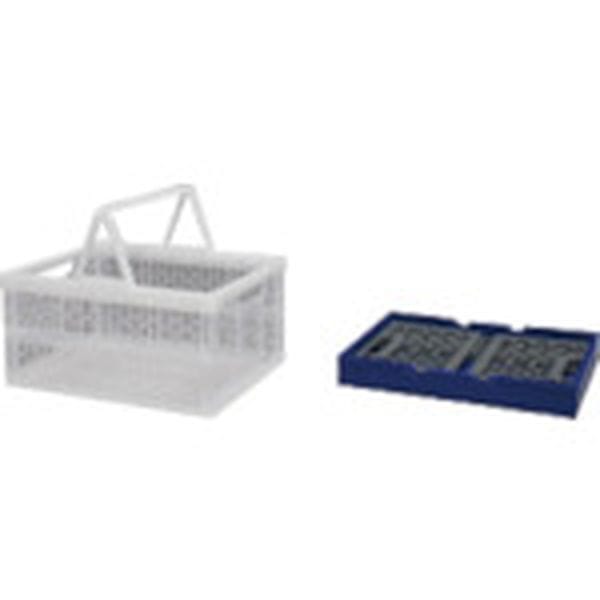 TOC32LBL アイリスオーヤマ(株) IRIS 556622 取手付き折りたたみコンテナ TOC-32L 青/灰