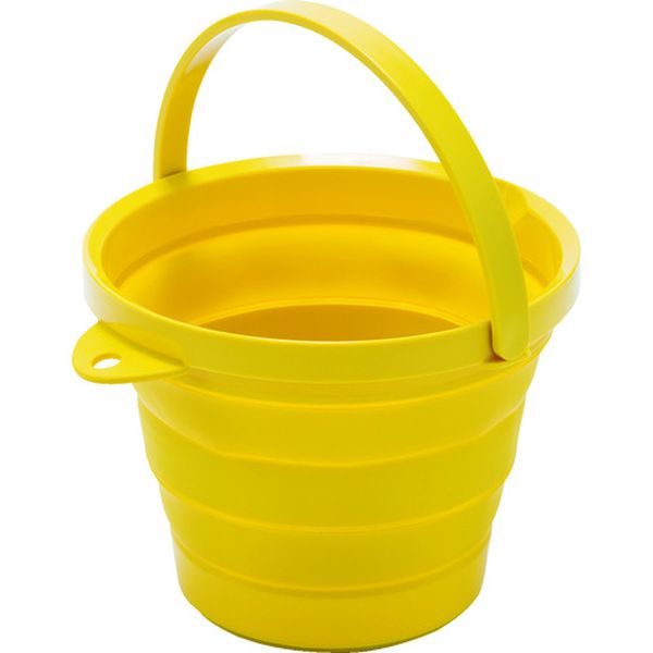 TORBY 114-8483 トラスコ中山(株) TRUSCO 折りたたみバケツ イエロー 8L