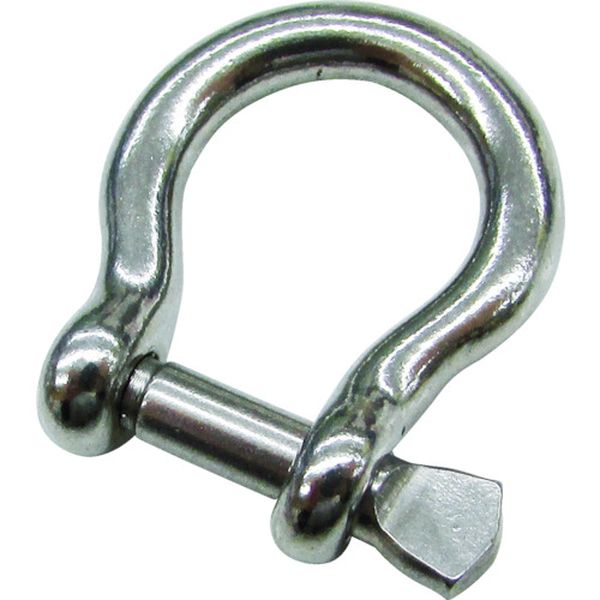 TOS4 トラスコ中山(株) TRUSCO オタフクシャックル ステンレス製 D寸法4mm (1個＝1袋)