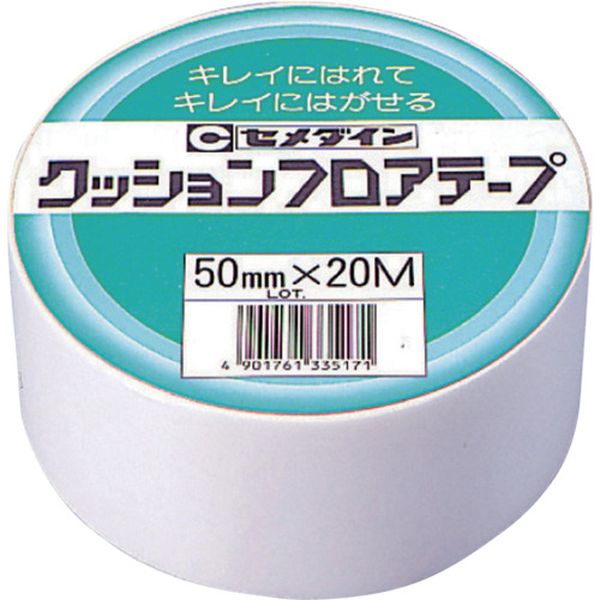 TP145 813-5238 セメダイン(株) セメダイン クッションフロアテープ業務用 50mm×20m TP-145