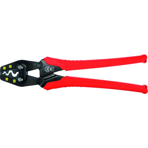 TP22 162-3708 (株)ツノダ TTC 圧着工具 TP‐22 裸圧着端子・スリーブ用