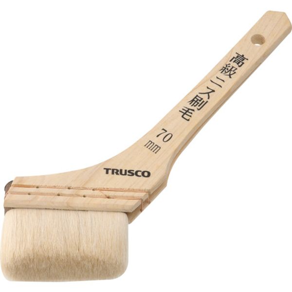 TPB423 254-8496 トラスコ中山(株) TRUSCO 高級ニス刷毛 30号 70mm幅