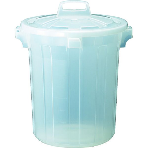 TPTM45 437-8105 トラスコ中山(株) TRUSCO 半透明PPペール丸型45L