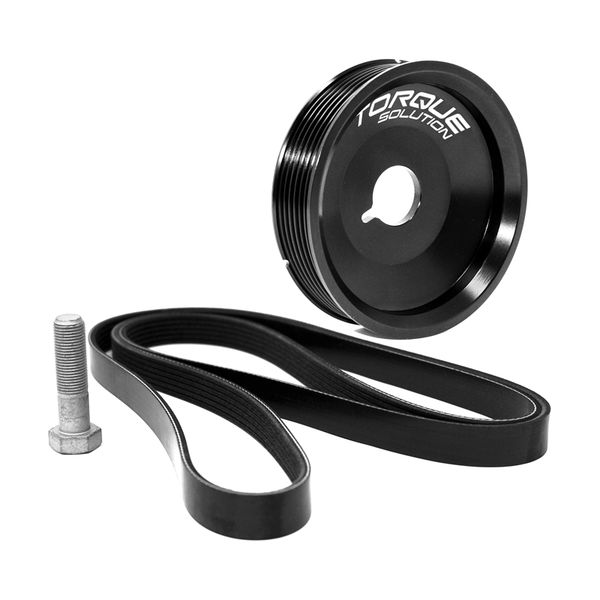 Torque Solution Underdrive Crank Pulley キット Porsche Boxster/Cayman/996/997 w/AC Excl Turbo Engines