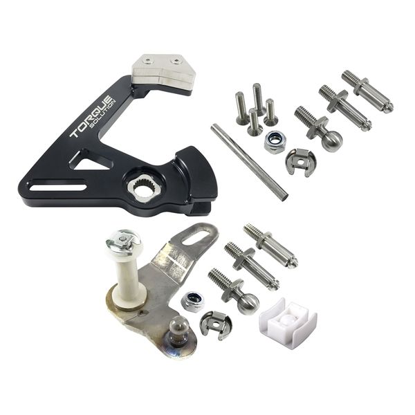 Torque Solution ショートシフター: フォルクスワーゲン MK5/MK6/MK7/アウディ MK2/MK3 6 Speed w/ Stainless Lever