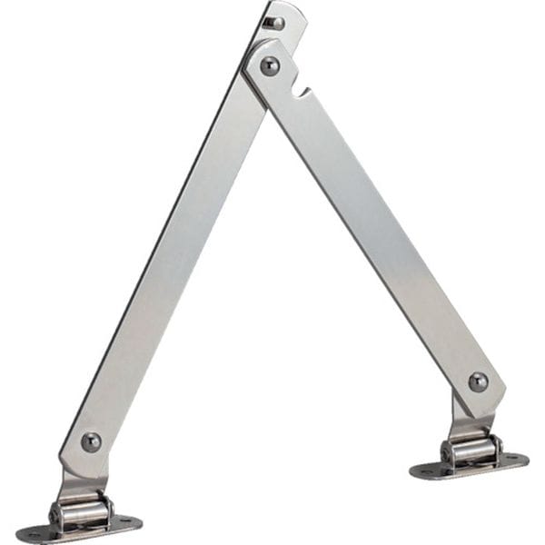 TS52R 302-1947 トラスコ中山(株) TRUSCO スチール製止付き平棒ステー 全長300mm 右用