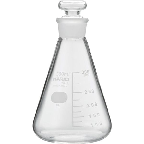TSF300SCI 388-9962 ハリオサイエンス(株) HARIO 共栓三角フラスコ300ml(TS27)