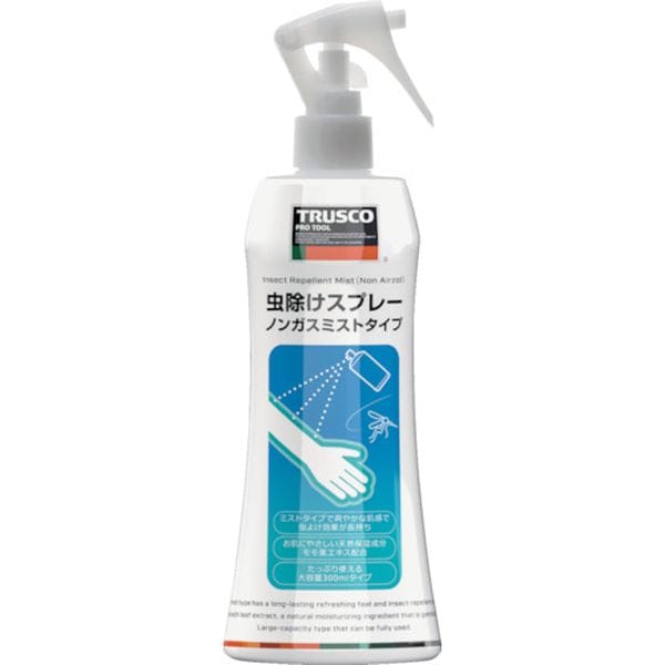 TSPIR300 255-7424 トラスコ中山(株) TRUSCO 虫除けスプレー ノンガスミストタイプ 300ml