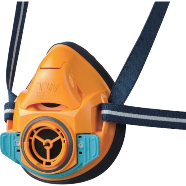 TW01SCORL 835-6576 (株)重松製作所 シゲマツ 防じん・防毒マスク TW01SC オレンジ L
