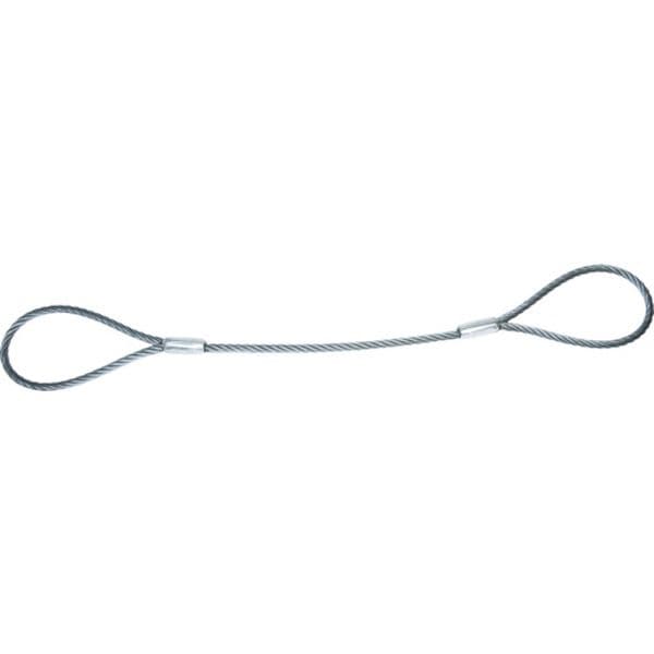 TWAL14S2 トラスコ中山(株) TRUSCO ワイヤーロープスリング Aタイプ アルミロック 14mmX2m