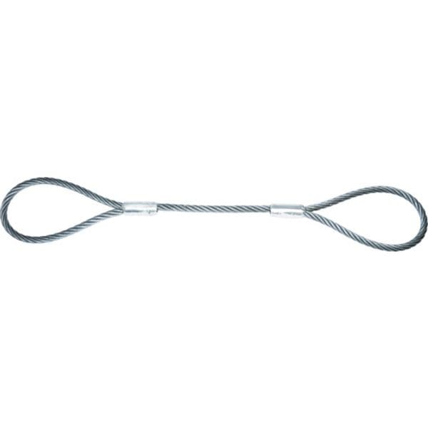TWAL18S2 トラスコ中山(株) TRUSCO ワイヤーロープスリング Aタイプ アルミロック 18mmX2m