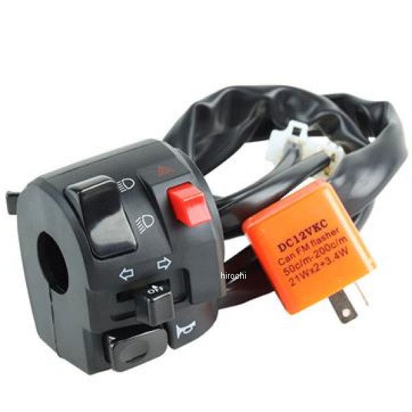 TWR-0002 GOODS グッズ ハザード/パッシング付 左ハンドルスイッチASSY XSR155、MT-15