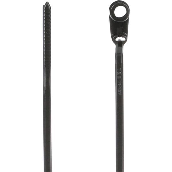 TY37MX 結束バンド パネル固定用 耐候 黒色 取付穴径6.7mm 幅7.7×長さ356mm 500本入り