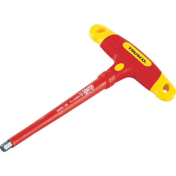 TZTR100 762-3917 トラスコ中山(株) TRUSCO 絶縁T型六角棒レンチ 10.0mm