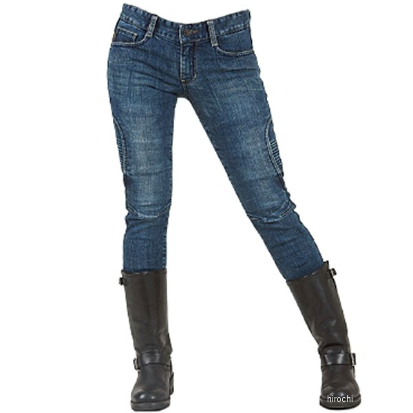 UB1014BL1 ラフ&ロード 秋冬モデル uglyBROS モトパンツ SＩDE KICK レディース 青 26インチ