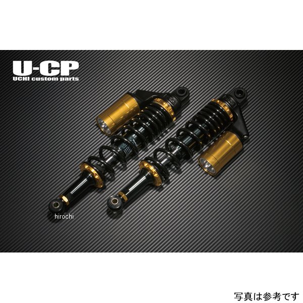 UCSUT34BKGDKA17A U-CP オリジナルサスペンション ZRX1200 ブラック&ゴールド