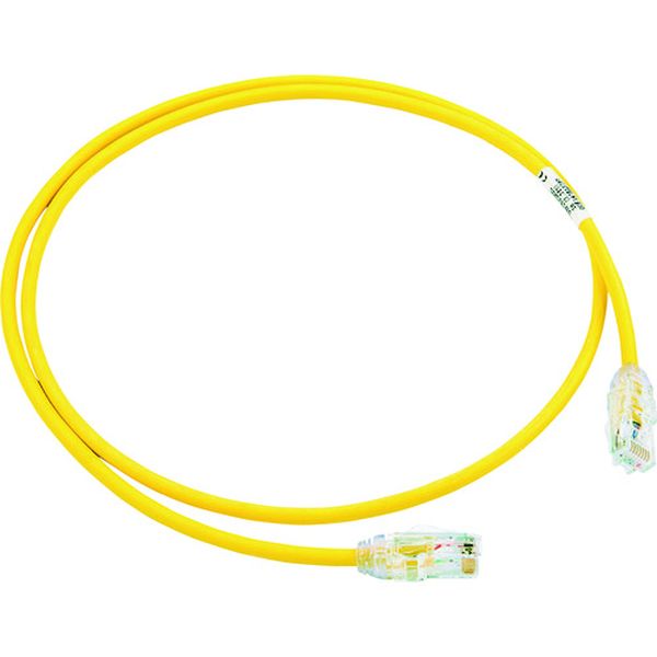 UTP28X0.5MYL 148-7340 カテゴリ6A細径パッチコード 0.5m 黄 UTP28X0.5MYL